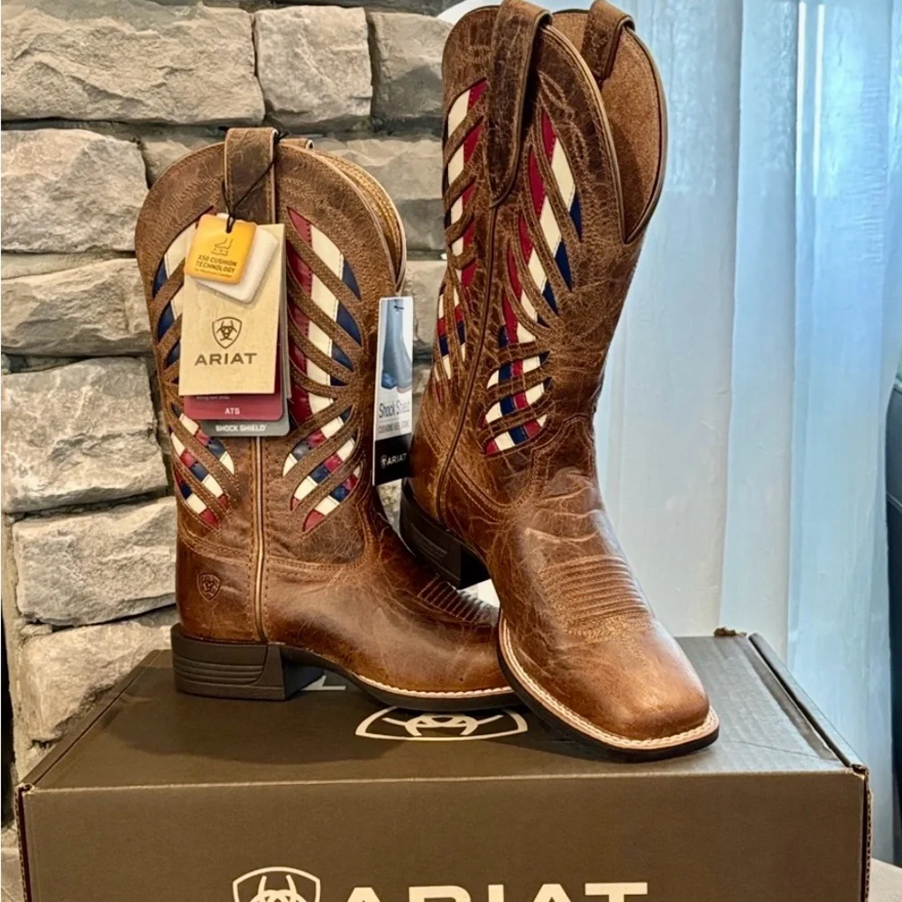 Ariat Longview Burlap Shock Shield & ATS technology,duratread sole,anti-fatigue - Picture 2 of 15